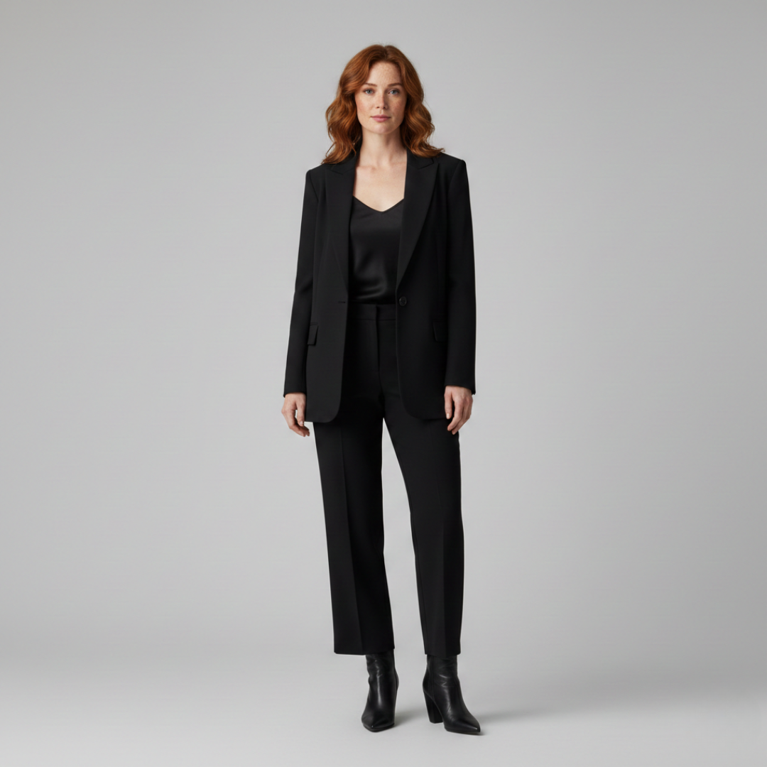 Noovar Women's Black Trendsetter Trouser