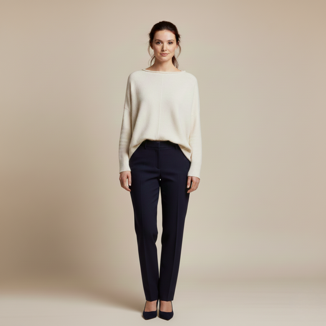 Noovar Women's Black Comfort Trousers