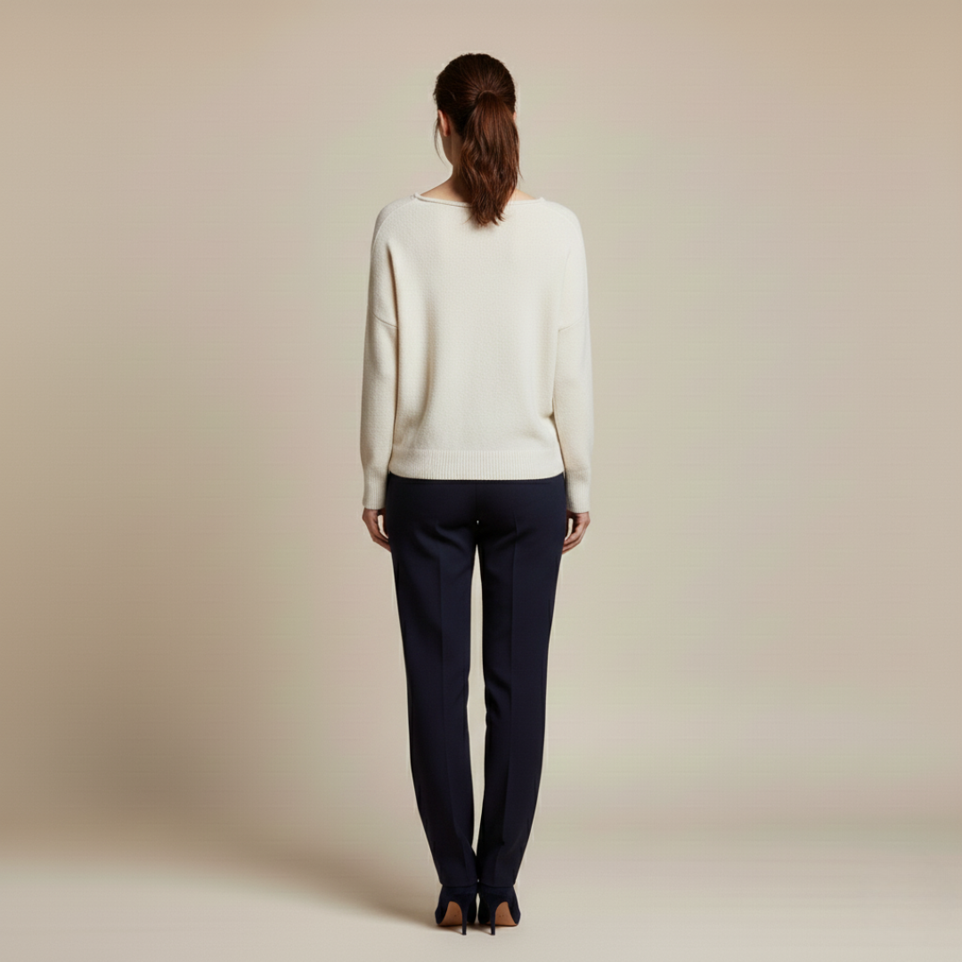 Noovar Women's Black Comfort Trousers