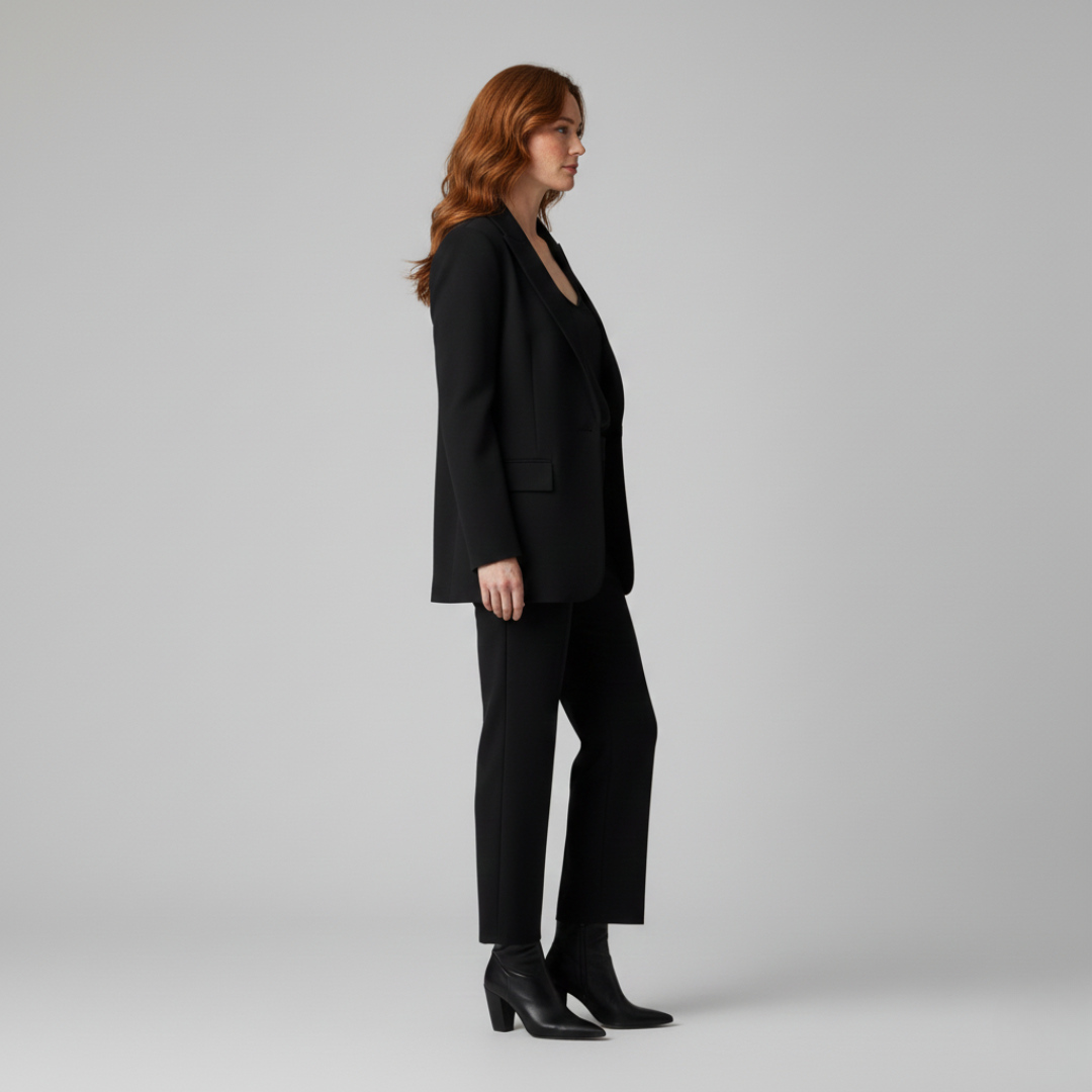 Noovar Women's Black Trendsetter Trouser