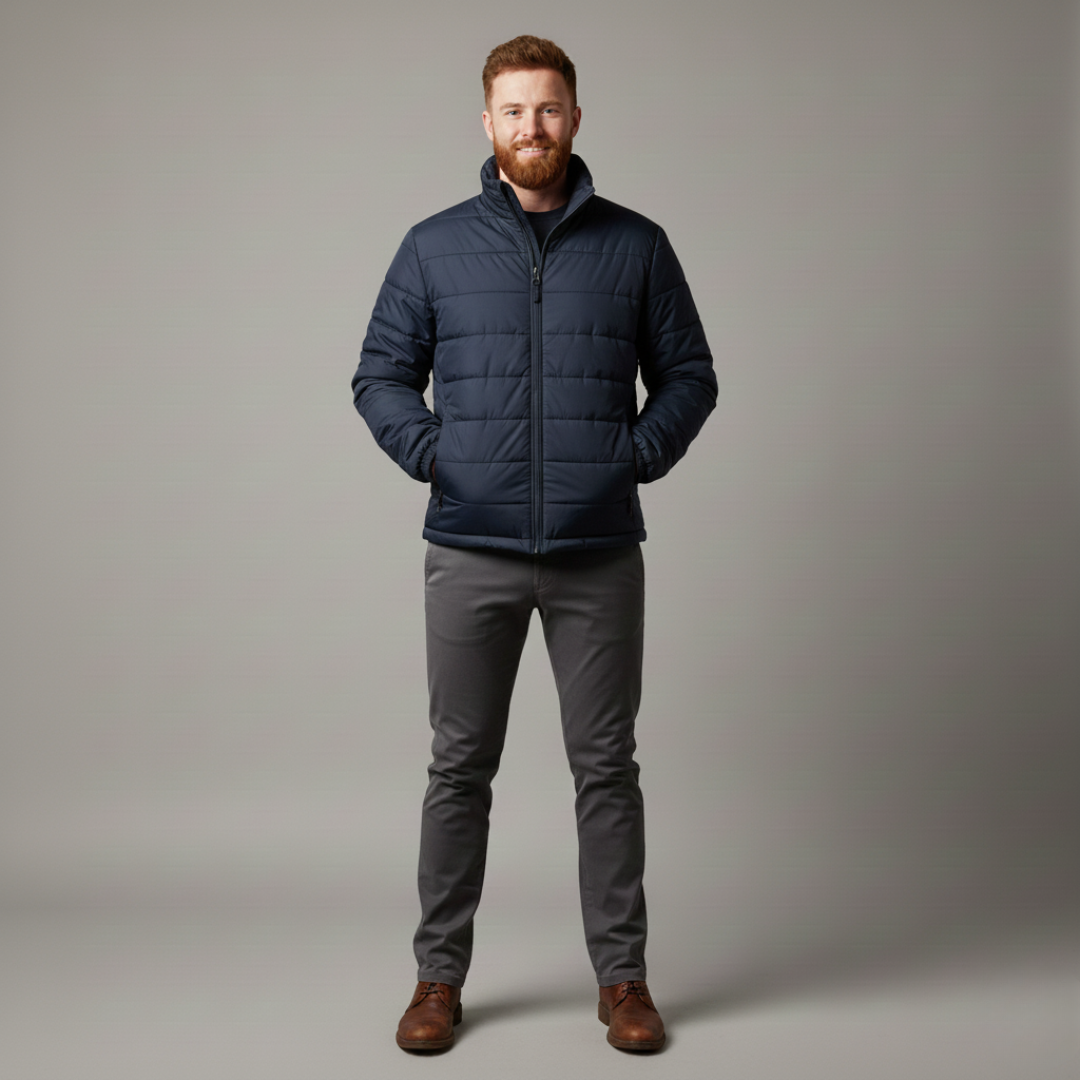 Noovar Men's Blue Windbreaker