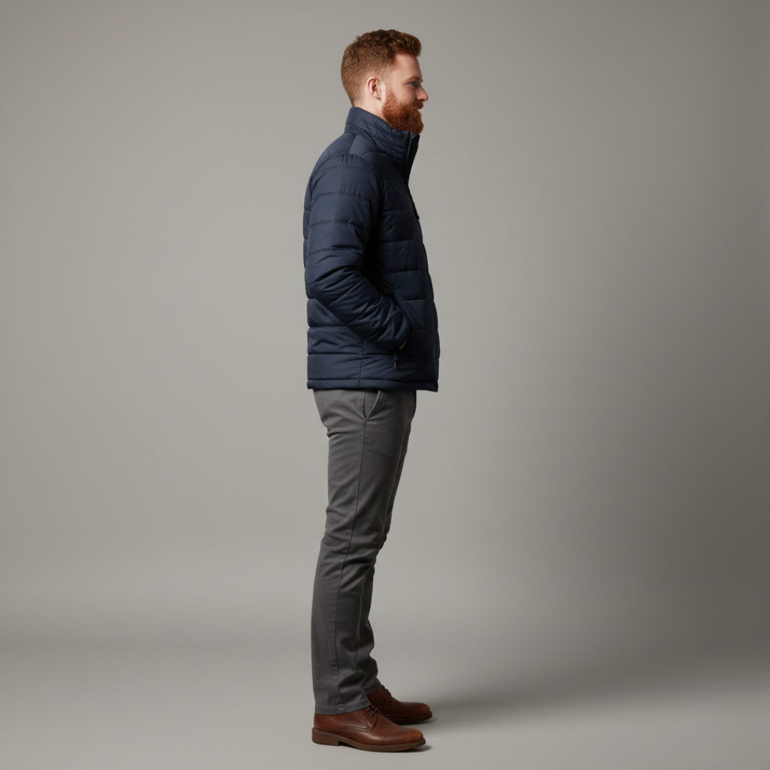 Noovar Men's Blue Windbreaker