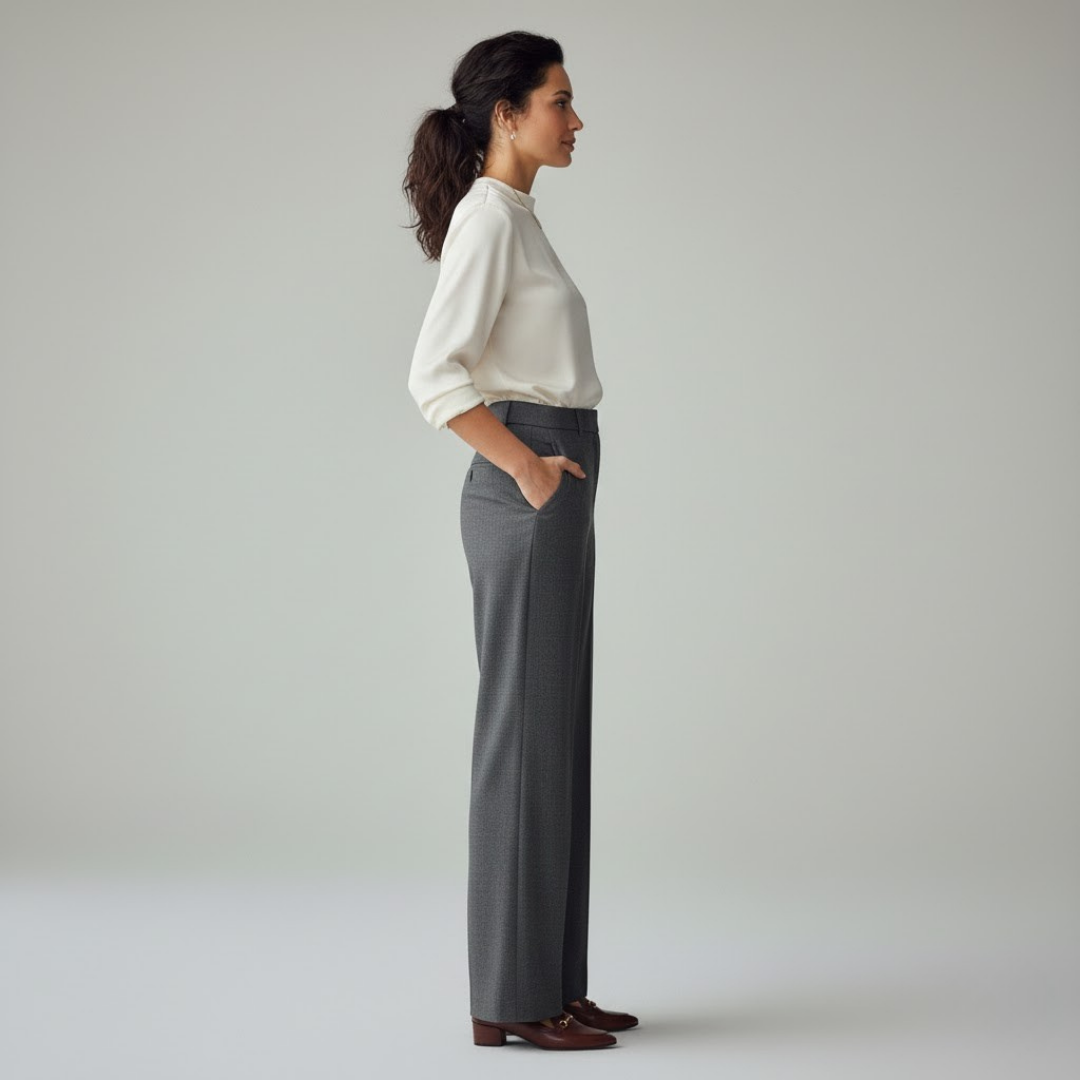 Noovar Grey Women Pants