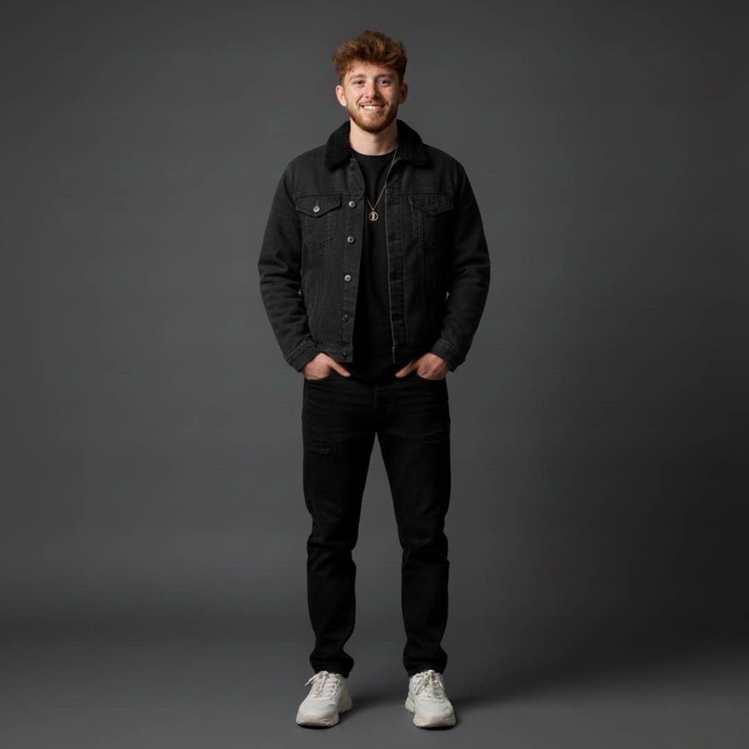 Noovar Men's Black Jacket